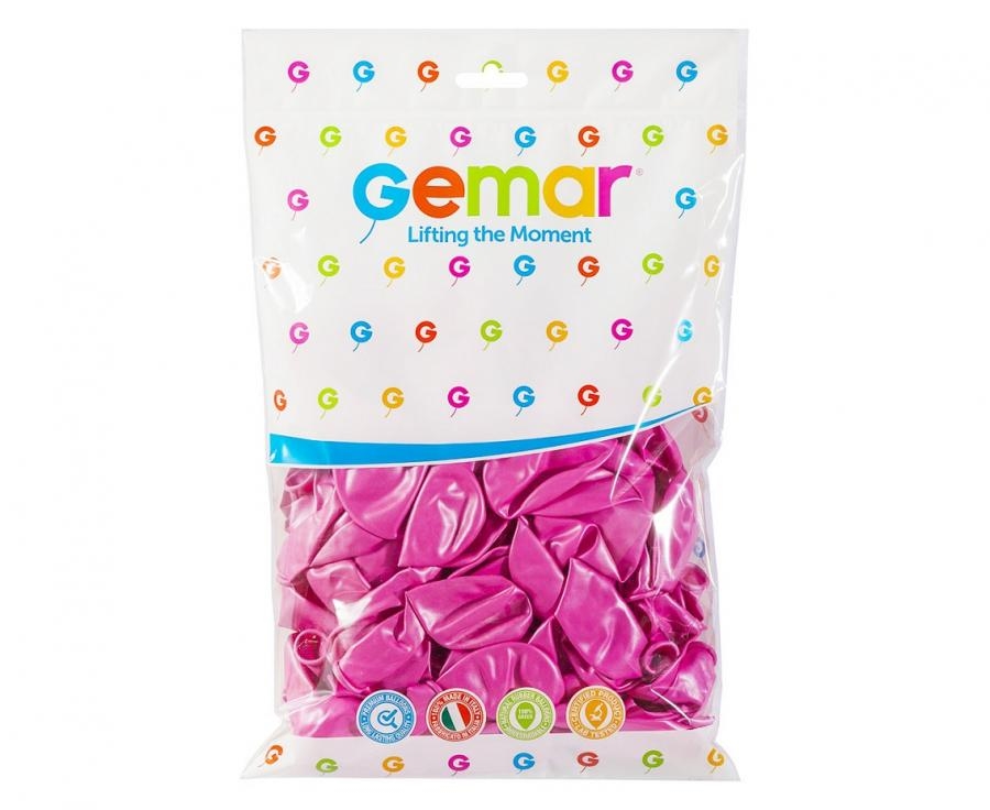 Balony różowe metalizowane śr. 80cm (100szt) GM90/33 GoDan